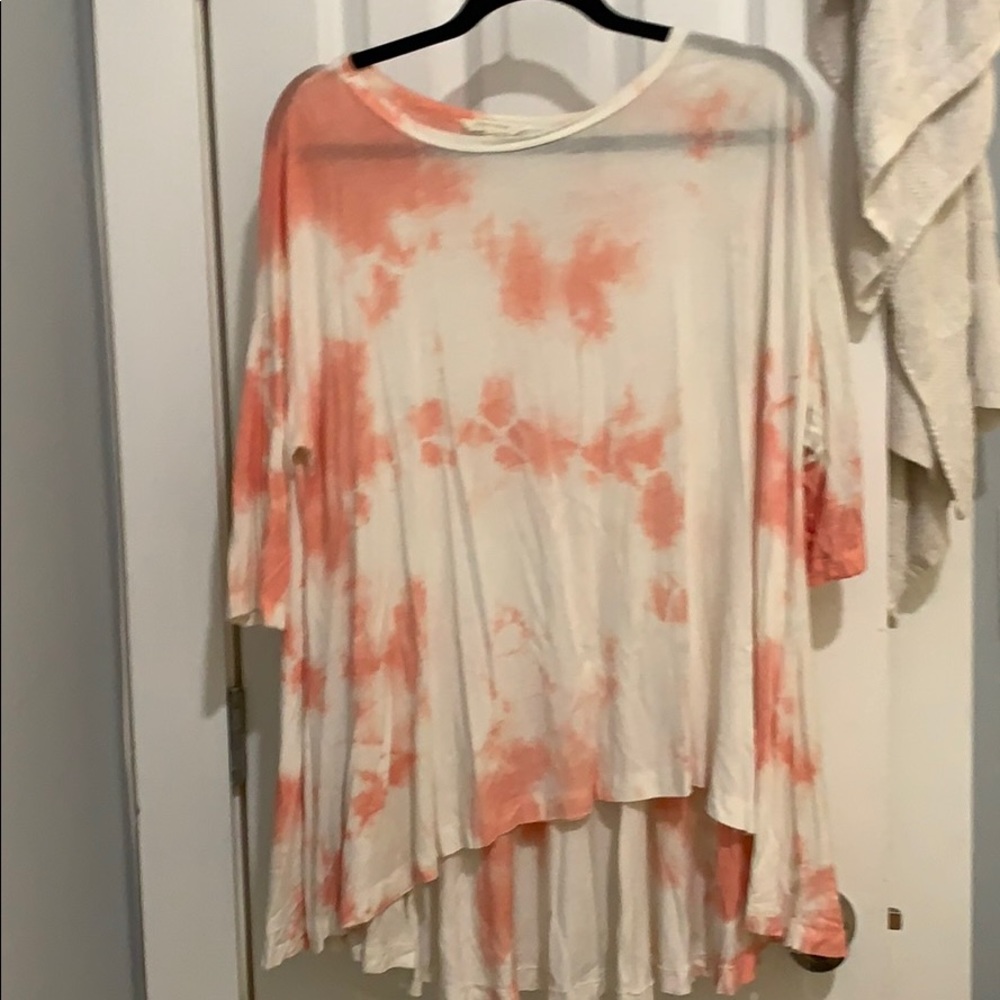 tie dye loose shirt